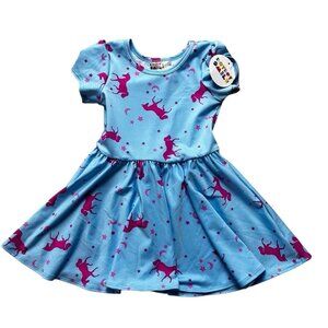 Dot Dot Smile New Unicorn Twirl Dress Size 12-24 Months
